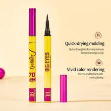 1支装 天然持久防晕染便携日常眼线笔 - A - 查看 4