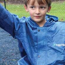 Polly Woggs - Traje de Lluvia Impermeable y Transpirable para jóvenes,40982939 - Azul 50 piezas - Ver 6