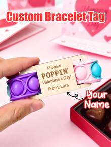 1/3/5pcs Personalized Name Bracelets, Men'S Name Bracelets, Engraved Name Bracelets, Men'S Confirmation Gifts, Father'S Day Gift Personalized Name Bracelets, Women'S Name Bracelets, Women'S Confirmation Gifts, Mother'S Day Gifts, Valentine'S Day Gifts, Couple Bracelets, Remember Your Lover'S Name Bracelets - Regular Model - View 2