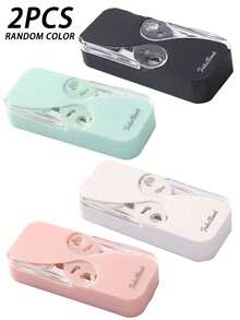 6pcs Portable Toothpick Holder, Automatic Pop-Up Toothpick Storage Box, Keeps Your Toothpicks Clean And Organized! This Convenient Portable Holder Is A Must-Have For Travel, Suitable For Beach Vacations, Summer Trips, And Back-To-School Season. - Multicolor - View 34
