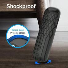 Protective Case For Roku Voice Remote Pro Lightweight Anti Slip Shockproof Silicone Cover For Roku Ultra 2022 Voice Remote Pro Compatible With Headphone Jack Black - 黑色的 - 查看 4
