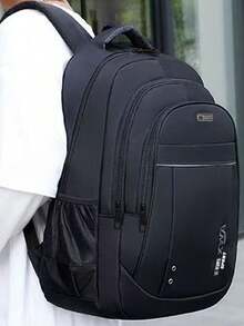 Backpack Boy Junior High School Student High School Student Schoolbag Korean Version Large Capacity Double Shoulder Bag Women's Casual Travel Bag Computer Bag - Multicolor - View 6