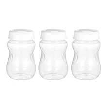 1 pieza/3 piezas/6 piezas Botella reutilizable de 6 onzas/180 ml para recolección y almacenamiento de leche materna con cuello ancho, compatible con bombas de extracción de 5 cm de diámetro - Blanco - Ver 7