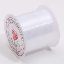Dây xâu hạt 0.2-0.8mm, dây nylon trong suốt không co giãn, nguyên liệu làm trang sức bán sỉ - # - Xem 6