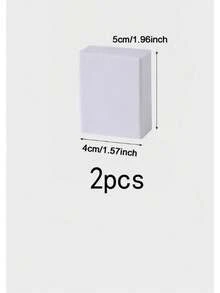 2pcs Shoe Cleaning Erasers, Sneaker Cleaning Erasers, Boot Cleaning Erasers, Suede Shoe Cleaning Eraser Set - Sneaker Cleaning Blocks - White - View 10