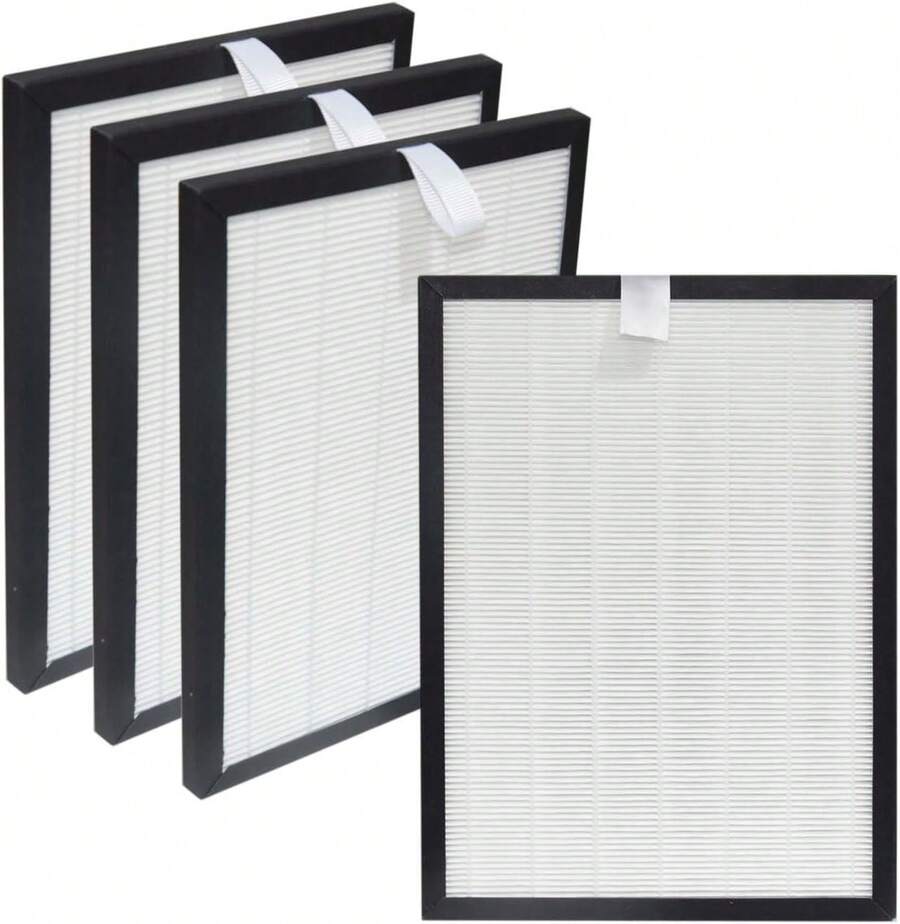 4pcs Replacement HEPA Filter For Meaco Dehumidifier 12L 20L Low Energy Platinum Filters - White - View 1