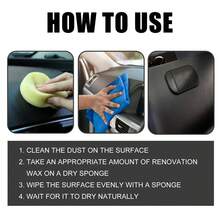 rayhong 汽车塑料翻新结晶液，仪表盘及内饰清洁剂，去污，防尘翻新，增亮，涂层 - A - 查看 8