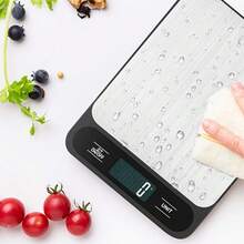 SOKANY High Precision (0.01g) Electronic Food Scale, Kitchen Scale, Baking Scale. Uses 2 AAA Batteries. Freely Switches Between Multiple Units, With LCD Display. Stainless Steel Surface, Waterproof And Dustproof, Wear-Resistant, Essential Tool For Home Baking And Cooking. - Black - View 11