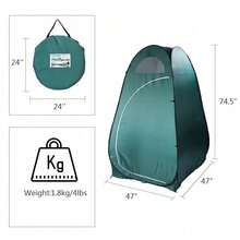 Portable Outdoor Pop-Up Privacy Shelter Tent Army Green Multifunctional Toilet Dressing Fitting Room For Camping Hiking Beach Picnic Use - mặc định - Xem 10
