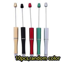 4Amazonia 10/50Pcs Fashion Black Ink Bead Ballpoint Pen DIY Kit Cool Metal Pens For Students, Teachers, Graduation Gifts - Black Ink Office Supplies - Multicolor - View 10