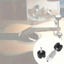 Guitar Bridge Clamp Luthier Tool | Adjustable Acoustic Guitar Bridge & Brace Repair Clamp | Professional Gluing Fixture For Cracked Heels & Bridges - Silver - View 5