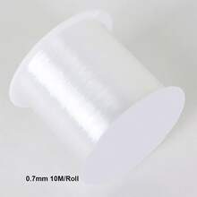 Dây xâu hạt 0.2-0.8mm, dây nylon trong suốt không co giãn, nguyên liệu làm trang sức bán sỉ - # - Xem 8
