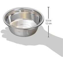 Set Of 4 Durable Stainless Steel Dog Bowls In Silver Color, Lightweight And Ideal For Dog Feeding - 4 - View 3
