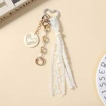 New Creative Mother's Day Keychain Mama Round Card Carving Love Tassel Creative Bag Pendant Wholesale - Multicolor - View 14