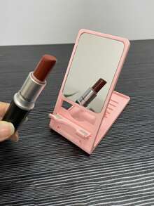 Nuevo espejo plegable y portátil, soporte creativo para teléfono del hombre perezoso, espejo de maquillaje de escritorio, soporte para tableta - Multicolor - Ver 3