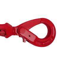 ZhdnBhnos Wire Rope Steel Winch Cable With ° Swivel Self-Locking Hook, Heavy Duty Lifting & Towing Rope For Hoist Crane Trailer Off-Road,  Lbs Breaking Strength (Red, /" X ') - Variant,4 - View 5