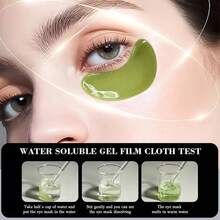10/20/30pcs Gold 7.5g/Pair Golden Collagen & Seaweed Eye Mask Patches, Moisturizing, Improve Eye Care - Gold - View 12