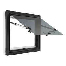 SHIOUCY RV Push-Out Window 23.62*17.72in 65° Opening Screen For Trailer Pickup Ventilation Privacy Protection Camper Conversion Van Ventilation - Modern - View 6