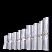 50 Bagged Garbage Bags, Plastic Grocery Bags (White, 40cm X 64cm), Plastic Bags, Medium-Sized Garbage Bags, Garbage Bags, Office Bags, Sturdy And Durable Garbage Bags, Reusable Bags - A (40x64cm = 50pcs) - View 3