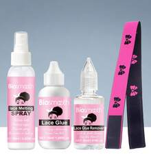 4pcs Wig Installing Kit- 60ml Melting Spray,38ml Lace Glue,30ml Lace Glue Remover And Lace Band - 4pcs假髮 - 查看 11