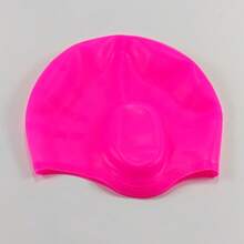 Unisex Waterproof Swim Cap - High Elasticity Ear Protection Long Hair Cover - Large Size Silicone Diving Cap, Unisex Swimming Cap, Professional Factory, Silicone Adult Women Swim Cap, Waterproof Anti-Fog For Long Hair - Multicolor - View 17