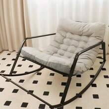 Mecedora Ergonómica Moderna, Sillón Para La Siesta - Blanco - Ver 12