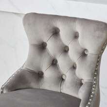 Barstools - Gray + Velvet + Foam - View 10
