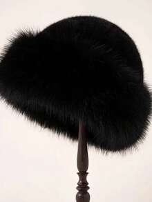 10/1pc Women's Winter Fleece Bucket Hat, Fashionable Thick Ladies Hat, Winter Warm Hat, Women's Winter Knitted Hat, Winter Gear, Women's Warm Hat, Women's Winter Hat - Multicolor - View 20