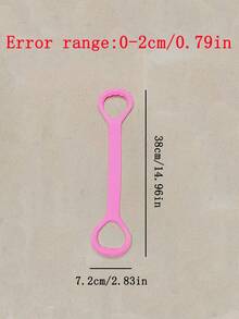 1pc High Elastic 8-Shaped Resistance Band, Back Opening Design For Shoulder Training, Yoga Stretch Band - Multicolor - View 11