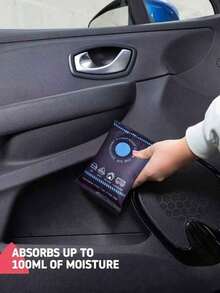 1/2个可重复使用的硅胶除湿袋 - 有效除湿、吸收水分、防止受潮、降低湿度、消除冷凝 - 防止汽车或家居受潮，保持干燥，也适用于存放精密设备 - 干燥剂 - 家居装饰 - 浴室除湿器 - 彩色 - 查看 4