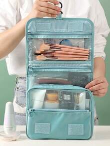 1 chiếc túi đựng mỹ phẩm dung tích lớn, túi đựng đồ vệ sinh cá nhân, túi đựng đồ trang điểm, túi xách tay, túi nhẹ dùng khi đi du lịch và ở nhà, đồ dùng cần thiết khi đi du lịch, túi đựng trang sức, túi đựng son dưỡng môi, túi đựng sơn móng tay, túi đựng đồ trang điểm. - Túi móc - Xem 10