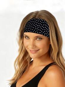 Bộ 4 chiếc băng đô đính đá đơn giản, đa năng, màu trơn, kiểu dáng thường ngày dành cho nữ, phụ kiện tóc thời trang thanh lịch. - Nhiều màu - Xem 7