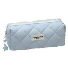 Minimalist Soft Touch Blue Pencil Case Large Capacity Pen Bag Students Stationery Pouch Portable Stationery Organizer - Multicolor - View 2