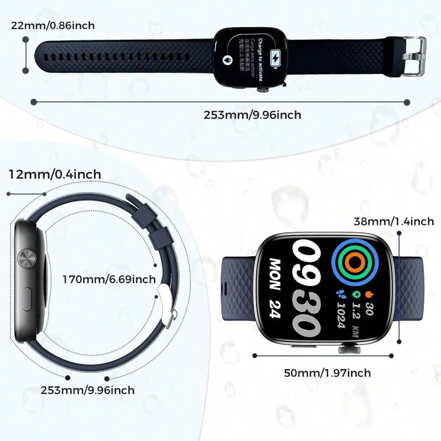 Premium Smart Watch 1.43 Inch HD Round Fitness Tracker Bluetooth Calling Heart Rate Monitor Waterproof 3ATM For Running Gym Hiking Outdoor Adventure Stylish Gift Unisex - Pink - View 1