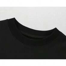NETTSPEND 2026 EARLY LIFE CRISIS MERCH Limited Edition Short-Sleeved T-Shirt Tour Tattoo Design Autumn And Winter Innerwear - màu đen - Xem 7