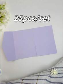 Bộ 20/25 phong bì thiệp mời cưới kiểu gấp ba, thiết kế tối giản, phù hợp cho lễ đính hôn, đám cưới, kỷ niệm 15 năm, lễ rửa tội, v.v., có thể tự làm thiệp mời, kích thước 5*7 inch, nhiều màu sắc để lựa chọn, chỉ bao bì, không kèm thiệp hoặc tem. - Xanh ngọc trai - Xem 29