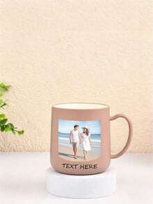 Personalized Photo Coffee Mug, Customized Water Bottle, Personalized Name Ceramic Mug, Personalized Anniversary Mug, Personalized Gifts (For Family, Women, Men), Holiday Gifts - Multicolor - View 7