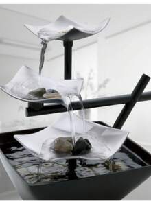 HoMedics WFL-SLVS Envirascape plateado Suspensión para iluminado Relajación fuente - 1PC - Ver 1