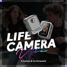Portable Camera, Featuring Audio And Video Recording Capabilities, A High-Definition Portable Camera, A Thumb-Sized Recording Wearable Camera, A Manually Operated Thumb Camera, Suitable For Work Purposes ( Gray) - A Portable Camera.(Without SD Card) - Silver - View 4
