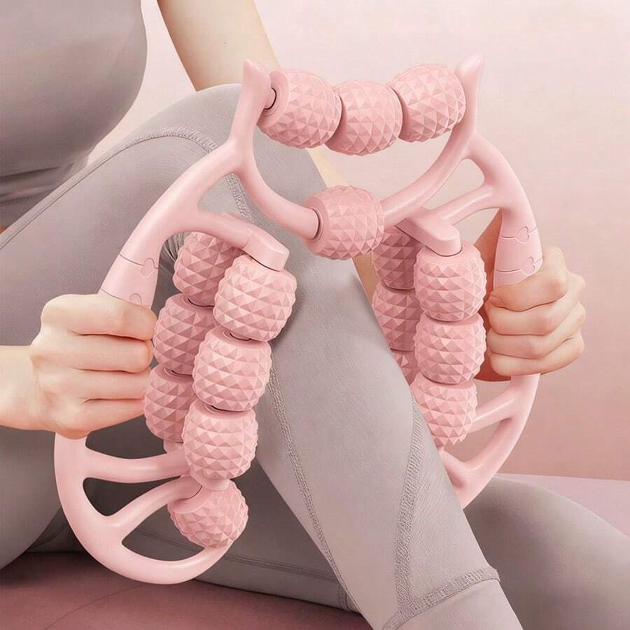 Massage Relax Circular Leg Clamp 18 Rounds Trigger Point Roller Massager Slimming Muscle Stretching Relaxation Massage Equipment - Multicolor - View 1