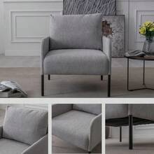 Sillón Mónaco Gris Oscuro - Negro - Ver 7