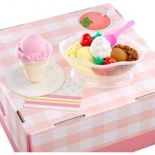 Little Tikes Creative Chefs Ice Cream Kit - con Arena de Juego Make-It! Mix, 17 Accesorios, Set de Juego Realista, para niños y niñas a Partir de 3 años, NO Comestible,40992463 - Multicolor - Ver 5