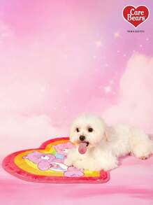 Care Bears X PETSIN 1 pezzo Cuscino da letto per animali domestici, cani e gatti, con stampa carina di orsetto gradiente, morbido e confortevole - Adoro il tappetino - Visualizzare 7