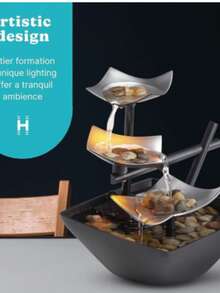 HoMedics WFL-SLVS Envirascape plateado Suspensión para iluminado Relajación fuente - 1PC - Ver 5