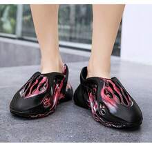 Men Clogs - Black and Red Camouflage - View 5