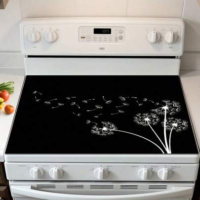 1pc Scratch-Resistant Protective Mat Suitable For Induction Cooktop, Stove And Ceramic Hob, Multi-Functional Stovetop Cover, Easy To Clean, Heat-Resistant, Decorative Kitchen Accessory