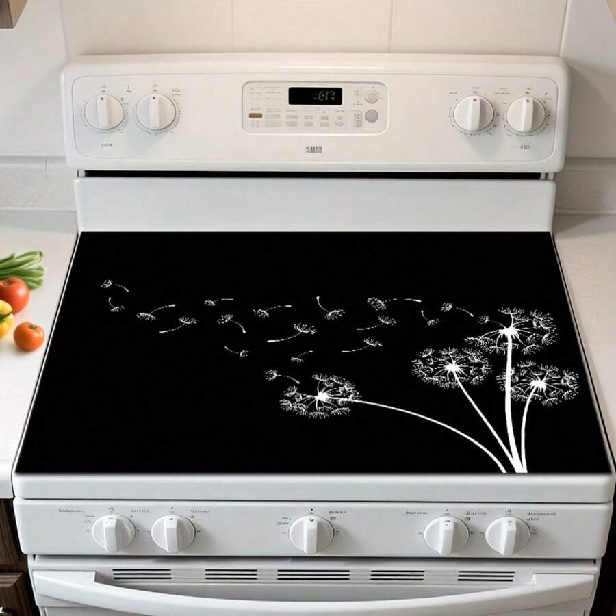 1个电磁炉保护垫，适用于炉灶、电磁炉和陶瓷炉，防止刮伤。多功能炉盖。易于清洁。耐热。美观的厨房装饰品。