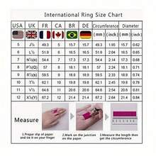 1pc Vintage Moonstone Inspired Wide Multi Layer Ring For Women Daily Casual Party Gift Jewelry Accessory M4B9 - 黃金 - 查看 4