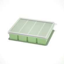 2pcs Silicone Freezer Trays With Lids, 1-Cup Soup Container Style Ice Cube Trays For Freezer - Leakproof, Dishwasher,  Stackable, Ideal For Frozen Broth, Leftovers & Meal Prep - Màu xanh chanh - Xem 3