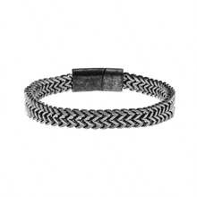 1pc Stainless Steel Retro Punk Bracelet, Minimalist Design, Unisex, Punk Hip-Hop Fashion Accessory Gift - Antique Silver Stainless Steel Bracelet - View 10